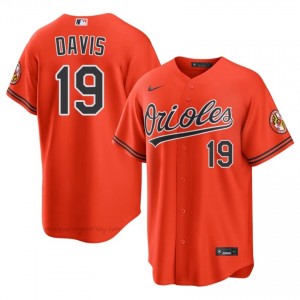 Chris Davis #19 Orange Baltimore O's Men Pro-Grade Stitch Baseball Jersey 75Ieu611