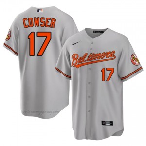 Baltimore #17 Colton Cowser Gray Men Player Stitch Baseball Jersey L1Egp464