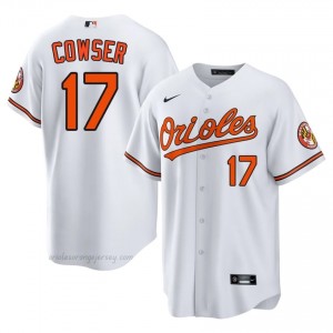 #17 Colton Cowser White BAL Orioles Men Gameday Embroidery Baseball Jersey x487i586