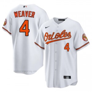 Earl Weaver #4 White BAL Orioles Men Limited Embroidery Baseball Jersey 5o748393