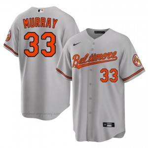 Baltimore #33 Eddie Murray Gray Men Player Stitch Baseball Jersey 105a2190
