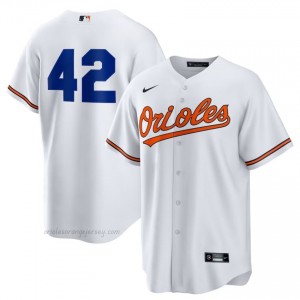 Baltimore #42 Jackie Robinson Day White Men Player Stitch Baseball Jersey TyIp5c22