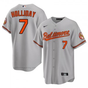 Jackson Holliday #7 Gray Baltimore O's Men Pro-Grade Stitch Baseball Jersey 1lc36A38