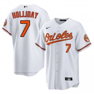 Baltimore Orioles #7 Jackson Holliday White Men Premium Embroidery Baseball Jersey 8q608097