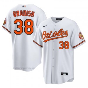Baltimore Orioles #38 Kyle Bradish White Men Premium Embroidery Baseball Jersey 0F681878