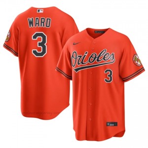 Baltimore #3 Taylor Ward Orange Men Player Stitch Baseball Jersey v4C3CB92