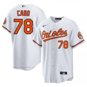 Men Yennier Cano #78 White Baltimore Orioles Game Embroidery Baseball Jersey 8G1f2546