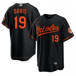 Men Chris Davis #19 Black Orioles Exclusive Stitched Baseball Jersey 0J030466