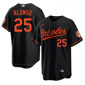 Pete Alonso #25 Black BAL Men MLB Stitched Baseball Jersey p8X10N95