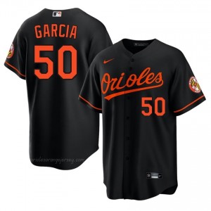 #50 Rico Garcia Black BAL Men Classic Stitched Baseball Jersey hGe88110