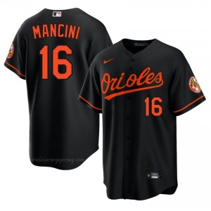 Trey Mancini #16 Black BAL Men MLB Stitched Baseball Jersey 26733i73