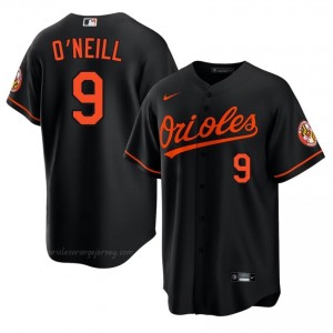 #9 Tyler O'Neill Black BAL Men Classic Stitched Baseball Jersey 221Q3353