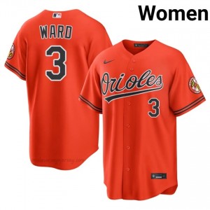 #3 Taylor Ward Orange BAL Women Classic Stitched Baseball Jersey ArIHI649