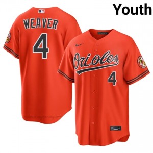 Earl Weaver #4 Orange BAL Orioles Youth Limited Embroidery Baseball Jersey k0yrt639