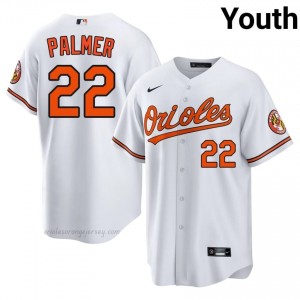 Youth Jim Palmer #22 White Orioles Exclusive Stitched Baseball Jersey 2j255554