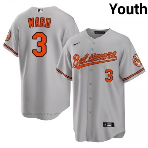 Taylor Ward #3 Gray BAL Orioles Youth Limited Embroidery Baseball Jersey 2m384142